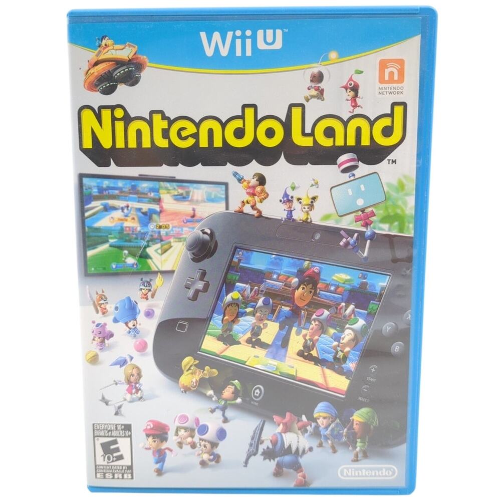 Nintendo Land Wii U Video Game Multiplayer Party Minigames Tested CIB Nintendo